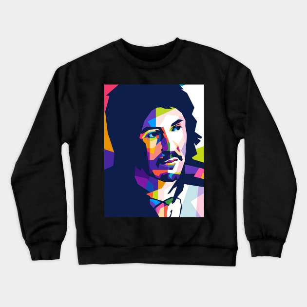 John Bonham Pop Art Crewneck Sweatshirt by Dethector